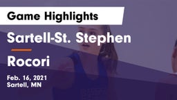 Sartell-St. Stephen  vs Rocori  Game Highlights - Feb. 16, 2021