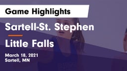 Sartell-St. Stephen  vs Little Falls Game Highlights - March 18, 2021