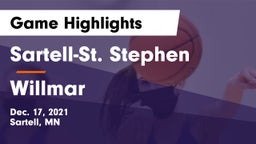 Sartell-St. Stephen  vs Willmar  Game Highlights - Dec. 17, 2021