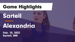 Sartell  vs Alexandria  Game Highlights - Feb. 10, 2023
