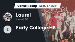 Recap: Laurel  vs. Early College HS 2021