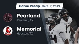 Recap: Pearland  vs. Memorial  2019