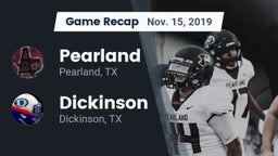 Recap: Pearland  vs. Dickinson  2019