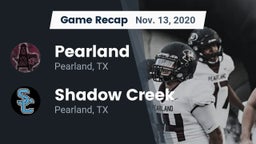 Recap: Pearland  vs. Shadow Creek  2020