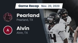 Recap: Pearland  vs. Alvin  2020