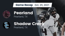 Recap: Pearland  vs. Shadow Creek  2021