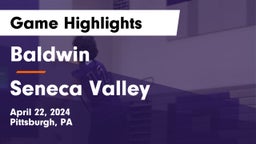 Baldwin  vs Seneca Valley  Game Highlights - April 22, 2024