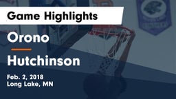 Orono  vs Hutchinson  Game Highlights - Feb. 2, 2018