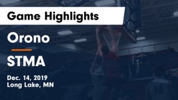 Orono  vs STMA  Game Highlights - Dec. 14, 2019