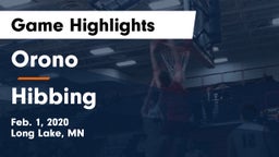 Orono  vs Hibbing  Game Highlights - Feb. 1, 2020