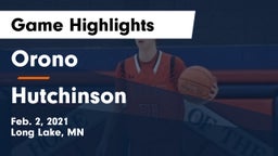 Orono  vs Hutchinson  Game Highlights - Feb. 2, 2021