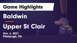 Baldwin  vs Upper St Clair Game Highlights - Oct. 6, 2021