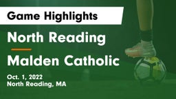 North Reading  vs Malden Catholic  Game Highlights - Oct. 1, 2022