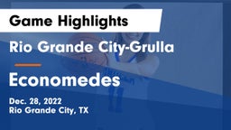 Rio Grande City-Grulla  vs Economedes  Game Highlights - Dec. 28, 2022