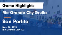 Rio Grande City-Grulla  vs San Perlita  Game Highlights - Nov. 28, 2023