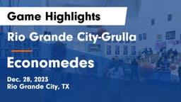 Rio Grande City-Grulla  vs Economedes  Game Highlights - Dec. 28, 2023