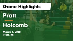 Pratt  vs Holcomb  Game Highlights - March 1, 2018