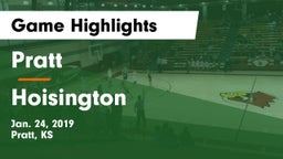 Pratt  vs Hoisington  Game Highlights - Jan. 24, 2019