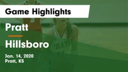 Pratt  vs Hillsboro  Game Highlights - Jan. 14, 2020