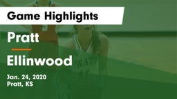 Pratt  vs Ellinwood  Game Highlights - Jan. 24, 2020