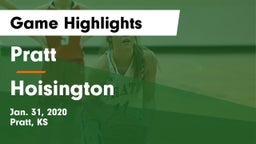 Pratt  vs Hoisington  Game Highlights - Jan. 31, 2020