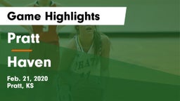 Pratt  vs Haven  Game Highlights - Feb. 21, 2020