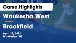 Waukesha West  vs Brookfield Game Highlights - April 28, 2022