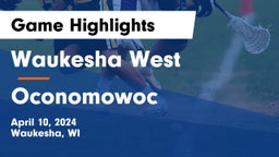 Waukesha West  vs Oconomowoc  Game Highlights - April 10, 2024