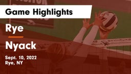 Rye  vs Nyack  Game Highlights - Sept. 10, 2022