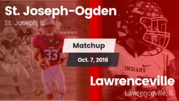 Matchup: St. Joseph-Ogden vs. Lawrenceville  2016