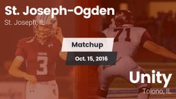 Matchup: St. Joseph-Ogden vs. Unity  2016