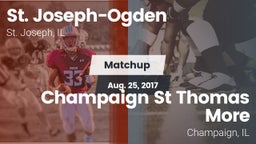Matchup: St. Joseph-Ogden vs. Champaign St Thomas More  2017