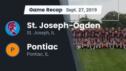 Recap: St. Joseph-Ogden  vs. Pontiac  2019