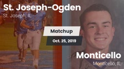 Matchup: St. Joseph-Ogden vs. Monticello  2019