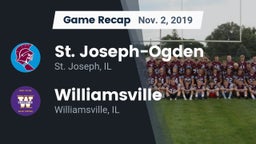 Recap: St. Joseph-Ogden  vs. Williamsville  2019