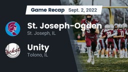 Recap: St. Joseph-Ogden  vs. Unity  2022