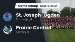 Recap: St. Joseph-Ogden  vs. Prairie Central  2022
