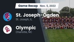 Recap: St. Joseph-Ogden  vs. Olympic  2022