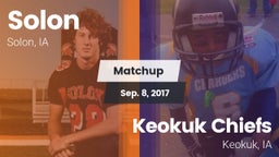 Matchup: Solon High vs. Keokuk Chiefs 2017