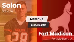 Matchup: Solon High vs. Fort Madison  2017