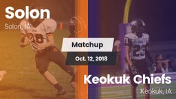 Matchup: Solon High vs. Keokuk Chiefs 2018