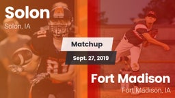 Matchup: Solon High vs. Fort Madison  2019