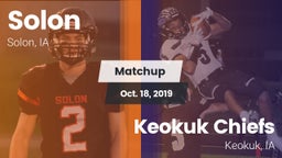 Matchup: Solon High vs. Keokuk Chiefs 2019