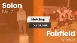 Matchup: Solon High vs. Fairfield  2019