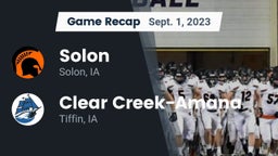 Recap: Solon  vs. Clear Creek-Amana 2023
