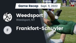 Recap: Weedsport  vs. Frankfort-Schuyler 2022