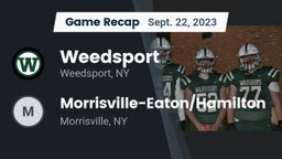 Recap: Weedsport  vs. Morrisville-Eaton/Hamilton  2023