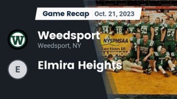 Recap: Weedsport  vs. Elmira Heights 2023