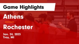 Athens  vs Rochester  Game Highlights - Jan. 24, 2023