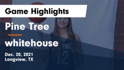 Pine Tree  vs whitehouse Game Highlights - Dec. 20, 2021